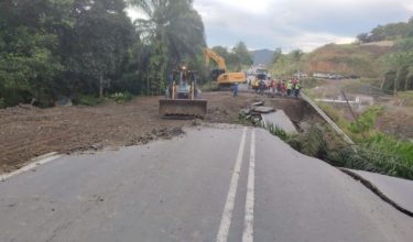 Laluan alternatif sedang dibina/Foto RTM