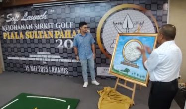 Tengku Arif Bendahara Pahang, Tengku Muhammad Iskandar berkenan merasmikan Kejohanan Sirkit Golf Piala Sultan 2025 di MGCC, Kuantan