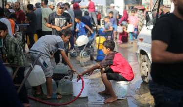 Lebih 1.25 juta penduduk Gaza hilang akses kepada air bersih / foto AFP