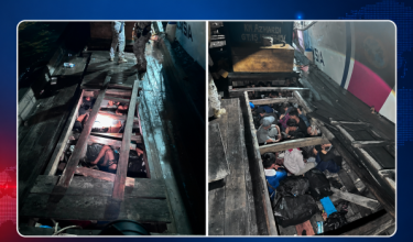 41 PATI ditemui bersembunyi di ruang bawah dek vesel nelayan/Foto Maritim Malaysia