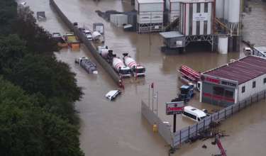 Keadaan banjir kilat di Istanbul susulan hujan lebat melanda negara itu/ IHA