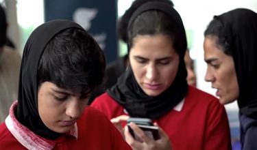 Ahli pasukan bola sepak wanita Iran tiba di Lapangan Terbang Antarabangsa Kuala Lumpur (KLIA)/ REUTERS