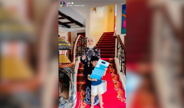 Tangkap layar video menerusi perkongsian Instagram Datuk Seri Siti Nurhaliza