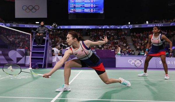 Aksi Pearly Tan dan M.Thinaah / BERNAMA