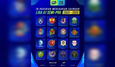 16 pasukan yang akan bersaing dalam Liga A1 Semi Pro 2025-2026 - Foto FB AFL
