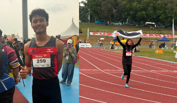 Atlet Johor, Danish Iftikhar Muhammad Roslee  dan zzatul Musfirah Ahmad Kamal Azira masing-masing dinobatkan sebagai Raja dan Ratu Pecut Sukan Malaysia (SUKMA) / RTM