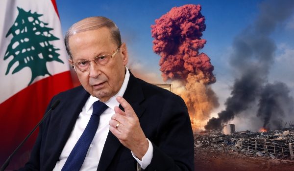 Foto arkib pada 21 Oktober 2020 - Bekas presiden Lubnan, Michel Aoun