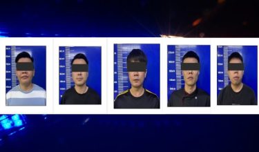Lima lelaki ditahan bagi membantu siasatan/Foto polis