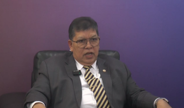 Yang Dipertua Dewan Rakyat, Tan Sri Johari Abdul bercakap pada sidang media selepas menghadiri Jerayawara Parlimen Belia Malaysia (PBMy) di Universiti Islam Antarabangsa Malaysia (UIAM), Gombak/ RTM