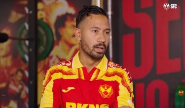 Kevin Deeromram dalam temu bual bersama saluran Youtube Selangor FC+ pada Ogos lalu