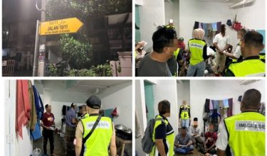 26 warga asing ditahan dalam Ops Sapu Hotspot Johor/Foto JIM Johor