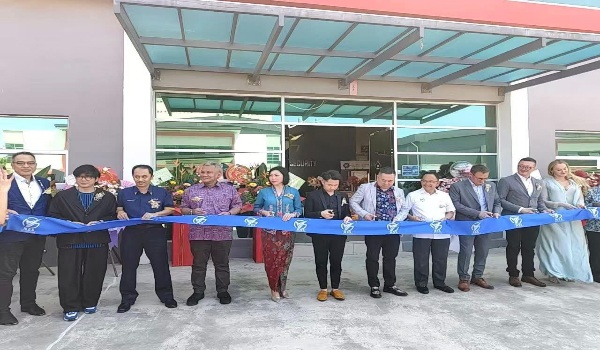 Datuk Hanafi Sakri pada majlis pemeteraian MoU antara Nes Security Door (MALAYSIA) dan Skinrock AG (Switzerland) di Klang, Selangor.