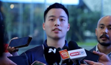 Pemain beregu lelaki negara, Aaron Chia/BERNAMA