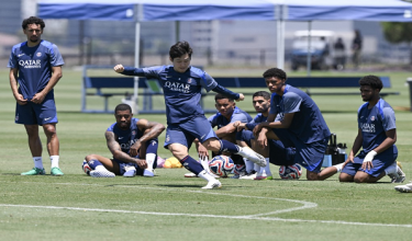 PSG menjalani latihan di Irvine, California / AFP
