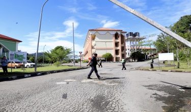 Sekolah Menengah Kebangsaan Agama Tun Datu Mustapha. /  Foto BERNAMA