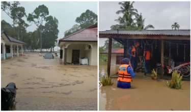 Operasi pemindahan dan pemantauan kawasan banjir di Daerah Larut, Matang dan Selama/Foto APM Perak