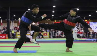 Kem silat antara yang menyumbang pingat emas kepada kontinjen negara pada hari ini/ BERNAMA