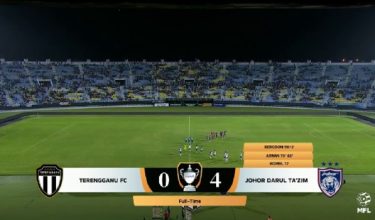 JDT benam TFC dengan skor 4-0
