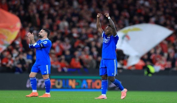 Bintang Brazil, Vinicius Junior meraikan gol tunggal ketika menetang wakil Portugal, Benfica pada aksi 'play-off' Liga Juara Eropah /AFP
