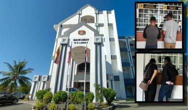 Tiga anggota polis  mengaku tidak bersalah atas dakwaan rasuah di Mahkamah Sesyen Labuan hari ini