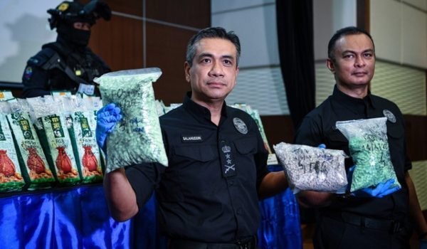 Polis menemukan 269 kilogram dadah terdiri daripada syabu, ketamin dan pil ekstasi/Foto BERNAMA