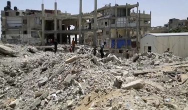 Kawasan di Gaza musnah susulan serangan rejim Zionis/ REUTERS