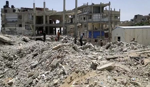 Kawasan di Gaza musnah susulan serangan rejim Zionis/ REUTERS