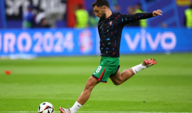 Ketua pasukan Manchester United Bruno Fernandes/Foto REUTERS