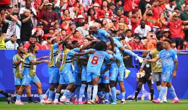 Congo berjaya menjaringkan gol pertama dalam Piala Dunia, selepas lebih lima dekad - Foto Reuters