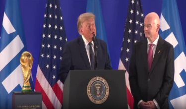 Presiden Amerika Syarikat (AS), Donald Trump dan Presiden FIFA, Gianni Infantino / REUTERS