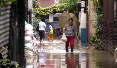 Keadaan banjir di Manila/ REUTERS