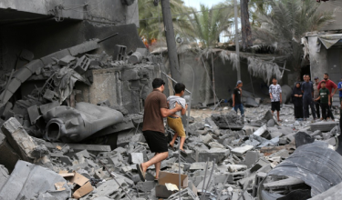 Keadaan di Gaza selepas serangan rejim Zionis/ AFP