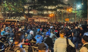 Sebanyak 1,635 motosikal diperiksa dalam Operasi Motosikal Bersepadu di Jalan Ampang, Kuala Lumpur, awal pagi tadi/Foto JSPT