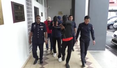 Empat sekawan dihadapkan ke Mahkamah Majistret Taiping atas pertuduhan mencuri kabel TM / Foto RTM