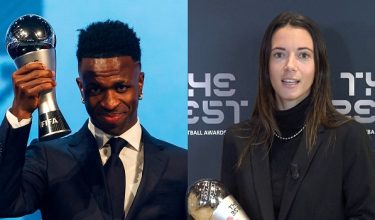 Vinicius Junior dan Aitana Bonmati/AFP