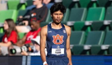 Azeem catat 10.17s di Florida, perbaiki rekod musim dan semakin hampir mencabar rekod kebangsaan 100 meter miliknya./Foto IG Azeem Fahmi