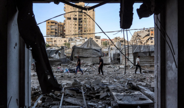 Kemusnahan di Gaza akibat serangan rejim Zionis/ AFP