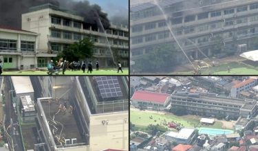 1906-LNR- TOKYO- SEKOLAH- TERBAKAR