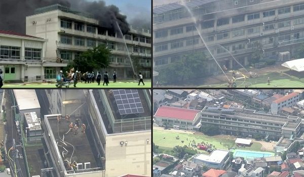 1906-LNR- TOKYO- SEKOLAH- TERBAKAR