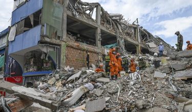 PEREIRA, COLOMBIA - AUGUST 14: Search and rescue operations continue at various locations across Pereira, in Colombia, on August 14, 2026. The death toll has reached 94, and 41,600 families have been affected, according to a report by Colombian President Abelardo de la Espriella, who visited Pereira and pledged to support the city and its reconstruction. Alexis Munera / AnadoluNo Use USA No use UK No use Canada No use France No use Japan No use Italy No use Australia No use Spain No use Belgium No use Korea No use South Africa No use Hong Kong No use New Zealand No use Turkey