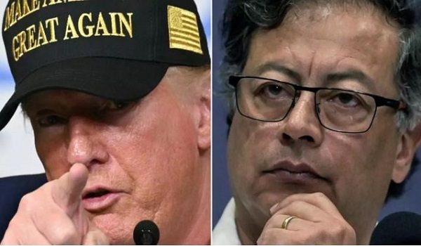 Hubungan Presiden Amerika Syarikat, Donald Trump (kiri) dengan Presiden Colombia, Gustavo Petro semakin keruh / Foto AFP