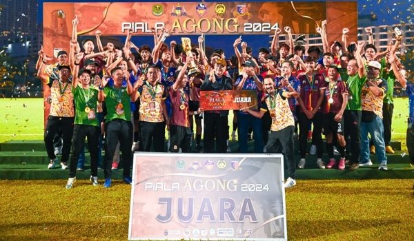 Pasukan Selangor berjaya merebut gelaran juara Piala Agong bagi tahun 2024/Foto Istana Melaka