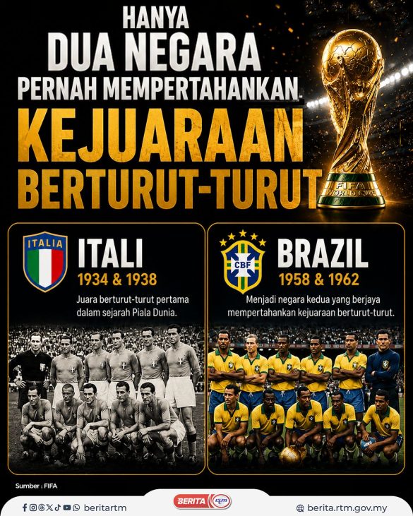 2 NEGARA KEJURAAN BERTURUT-TURUT