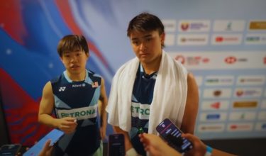 Pemain beregu lelaki negara Aaron Tai dan Kang Khai Xing