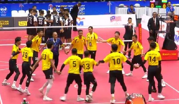 Regu berpasukan negara mudah menewaskan India 3-0 dalam perlawanan pembukaan Kumpulan B Piala Dunia Sepak Takraw 2026 di Stadium Titiwangsa - RTM