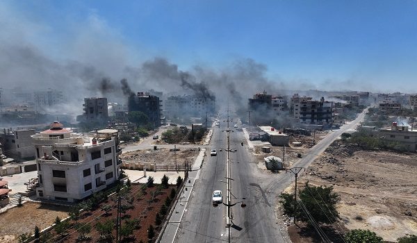Pemandangan di bandar Sweida wilayah Druze, selatan Syria/foto AFP