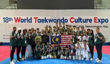 Atlet muda Kroyo Taekwondo Club Malaysia/Foto RTM