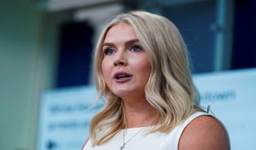 Jurucakap White House, Karoline Leavitt pada sidang media di White House/ Foto REUTERS