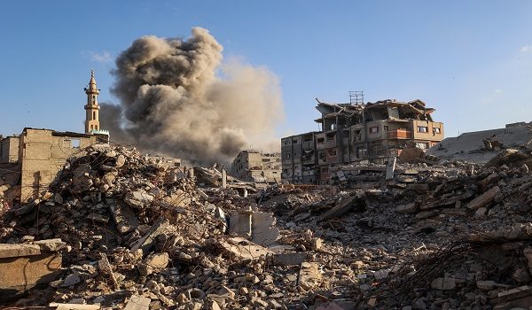 Bangunan yang musnah di Gaza / AFP