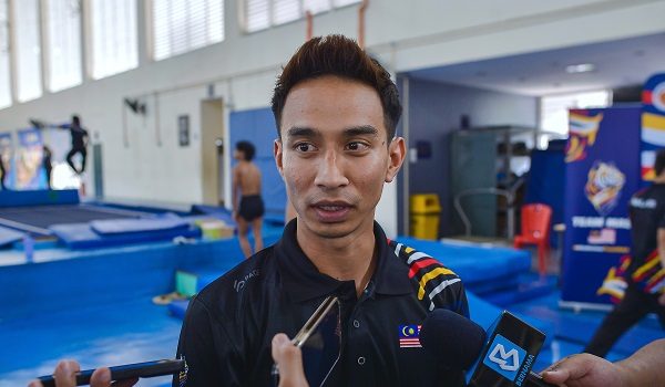 Penerjun negara, Syafiq Puteh /Foto BERNAMA